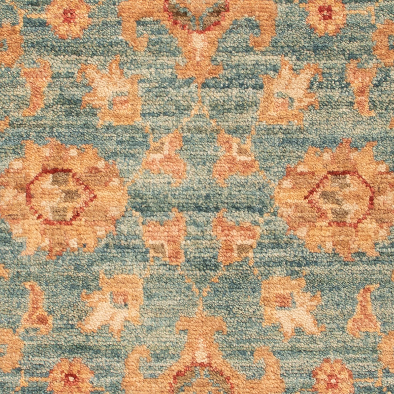 Ziegler Teppe - 90 x 60 cm - turkis