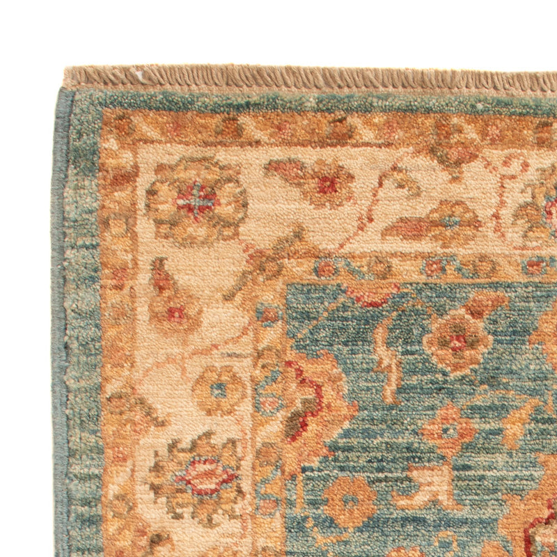 Ziegler Teppe - 90 x 60 cm - turkis