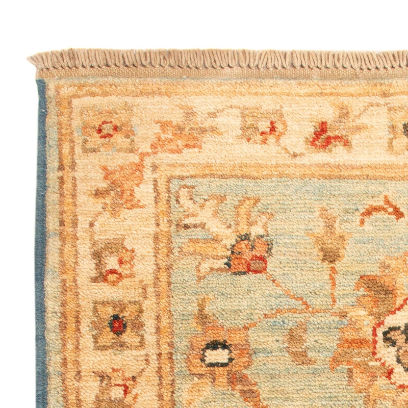Ziegler Teppe - 66 x 50 cm - turkis