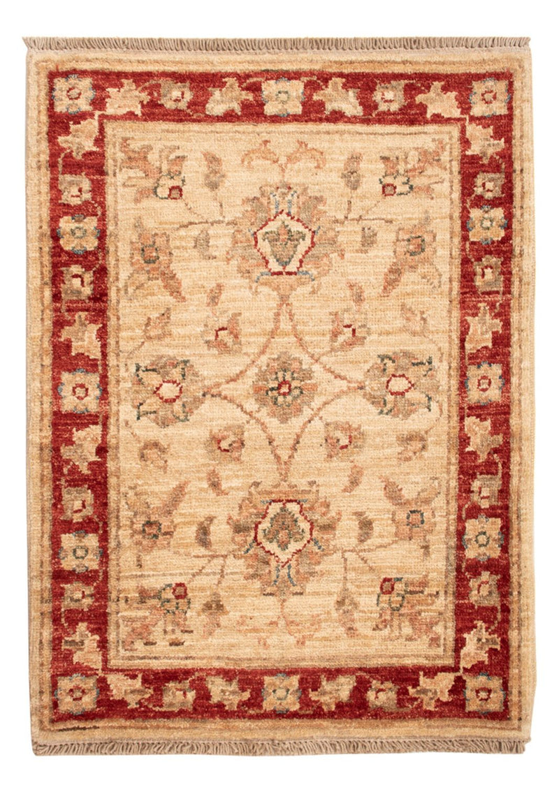 Ziegler Teppich - 75 x 54 cm - beige
