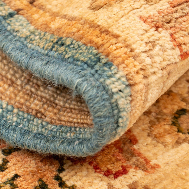 Ziegler Teppich - 69 x 52 cm - türkis