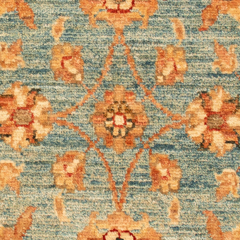 Ziegler Teppe - 76 x 52 cm - turkis