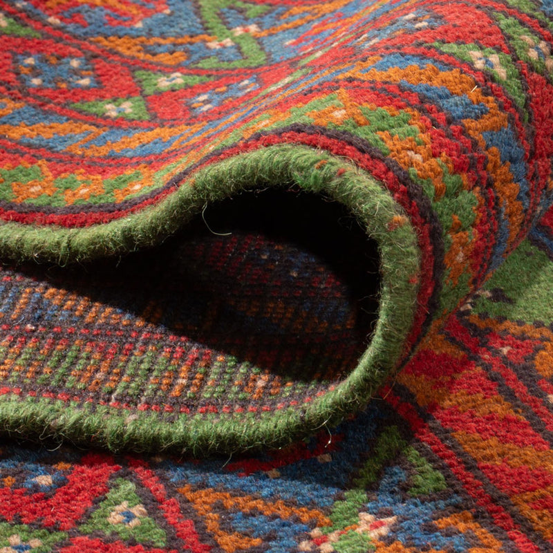Afghansk teppe - Filpa - 390 x 297 cm - grønn