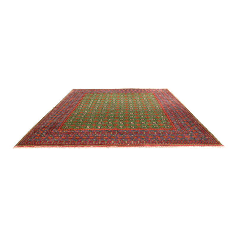 Afghansk teppe - Filpa - 390 x 297 cm - grønn