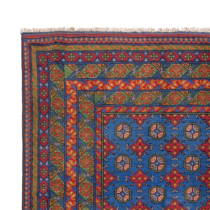 Afghansk teppe - Filpa - 296 x 203 cm - blå