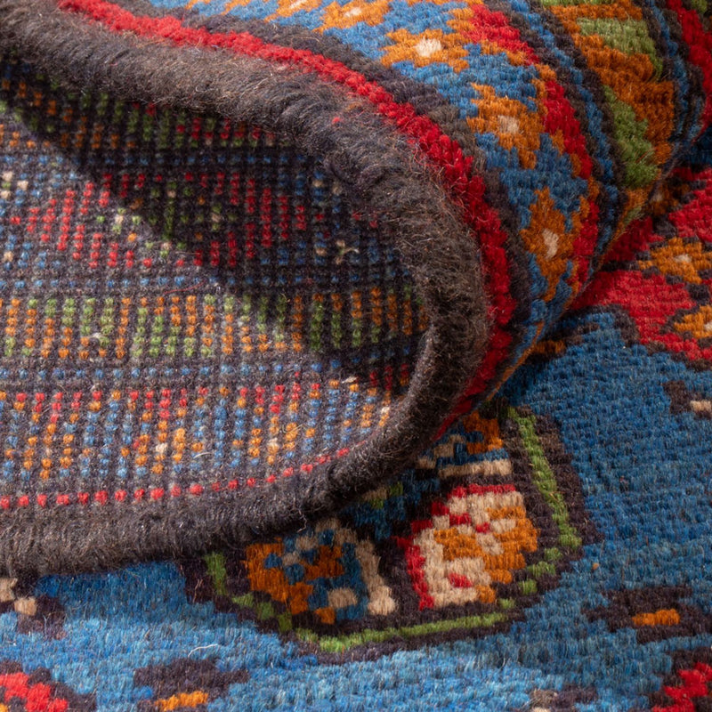 Afghansk teppe - Filpa - 296 x 203 cm - blå
