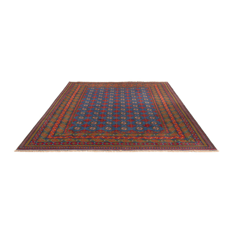 Afghansk teppe - Filpa - 296 x 203 cm - blå