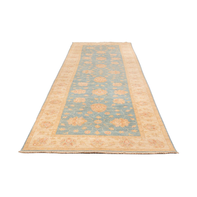 Løper Ziegler Teppe - 396 x 121 cm - lyseblå