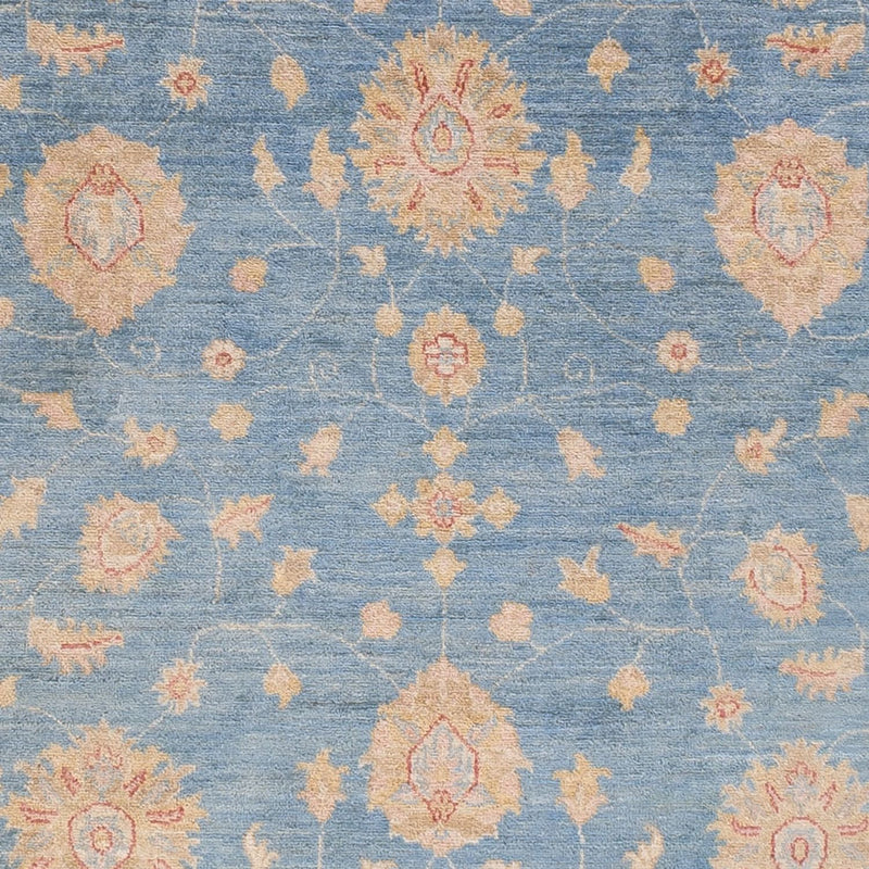 Løper Ziegler Teppe - 485 x 143 cm - lyseblå