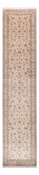 Løper Silketeppe - Kashmir silke - 444 x 94 cm - beige