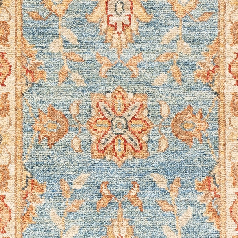 Løper Ziegler Teppe - 154 x 50 cm - lyseblå