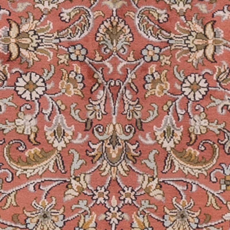 Løper Silketeppe - Kashmir silke - 188 x 78 cm - lys rød