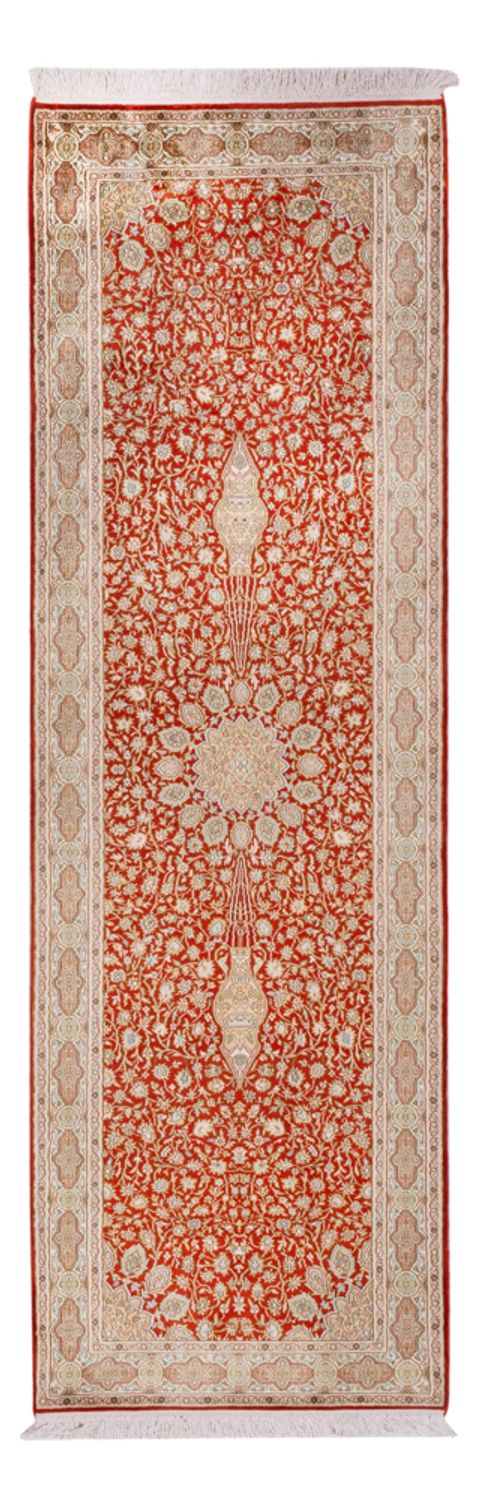 Kashmir silke Teppe 251x79cm - Orientalsk teppe
