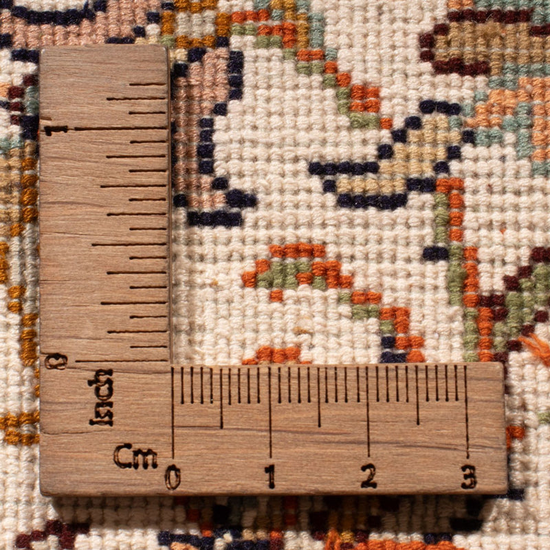 Løper Silketeppe - Kashmir silke - 290 x 81 cm - lys beige