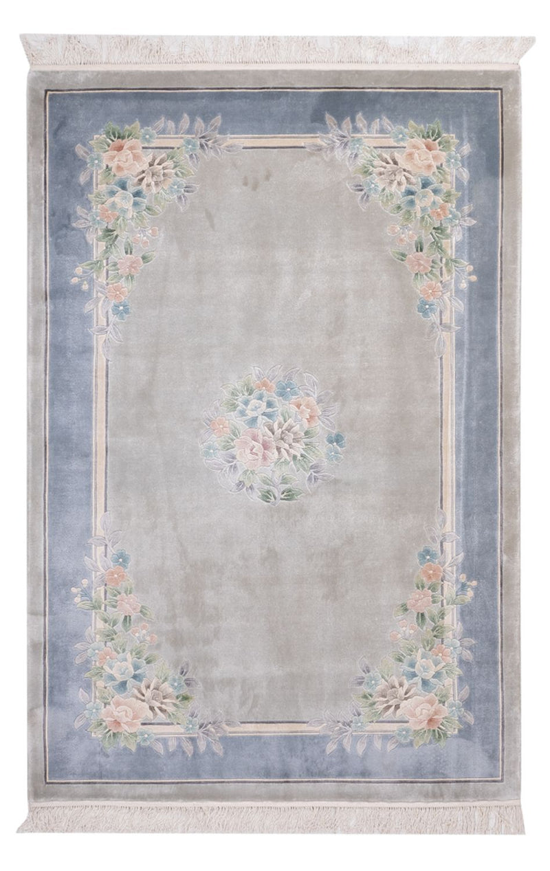 Kinesisk silke Teppe 185x123cm - Orientalsk teppe