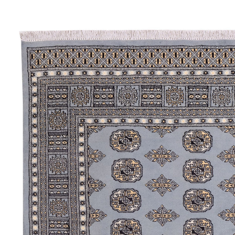 Afghansk teppe - Bukhara - 300 x 204 cm - lysegrå