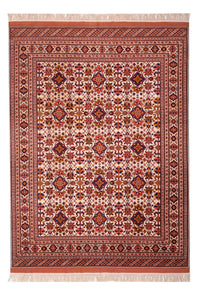 Silketeppe - afghansk silke - 282 x 205 cm - brun – product image