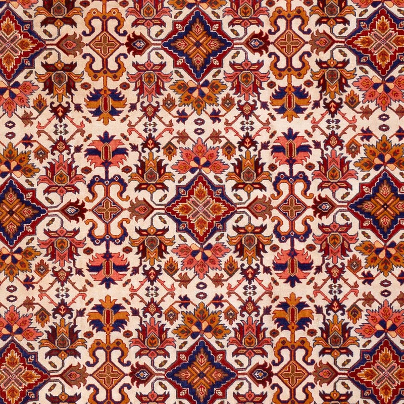 Silketeppe - afghansk silke - 282 x 205 cm - brun