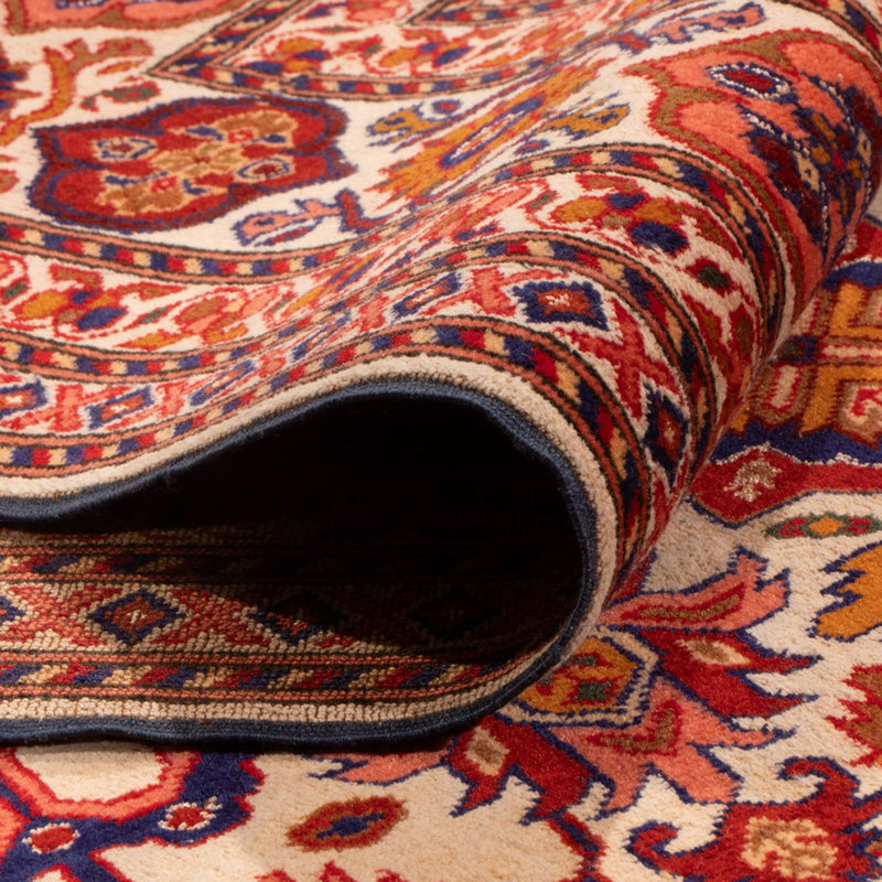 Silketeppe - afghansk silke - 282 x 205 cm - brun