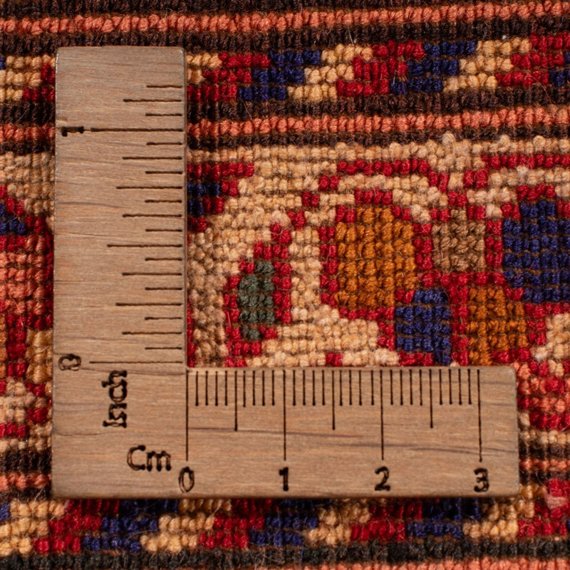 Silketeppe - afghansk silke - 282 x 205 cm - brun