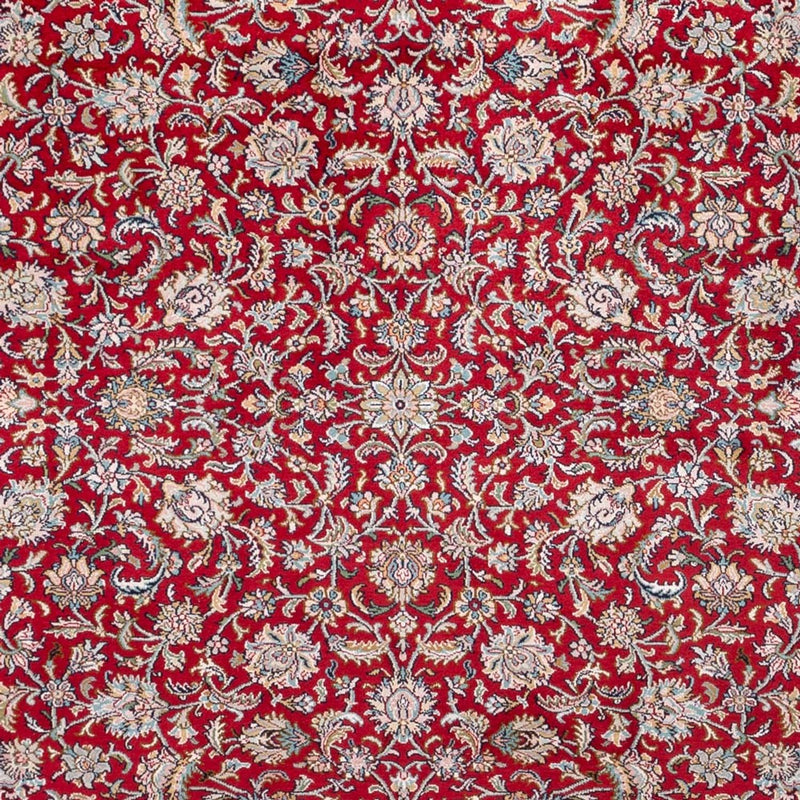 Silketeppe - Kashmir silke - 302 x 216 cm - rød