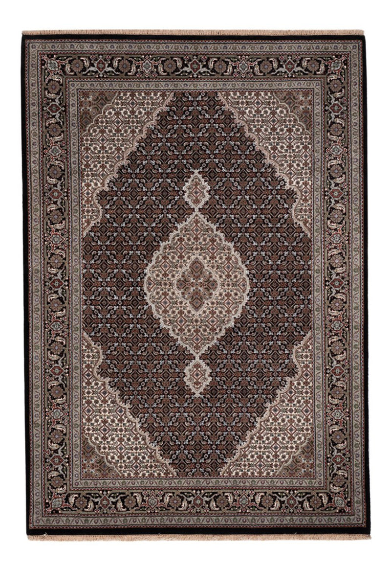 Orientalsk teppe - Tabriz - 205 x 143 cm - mørkegrå