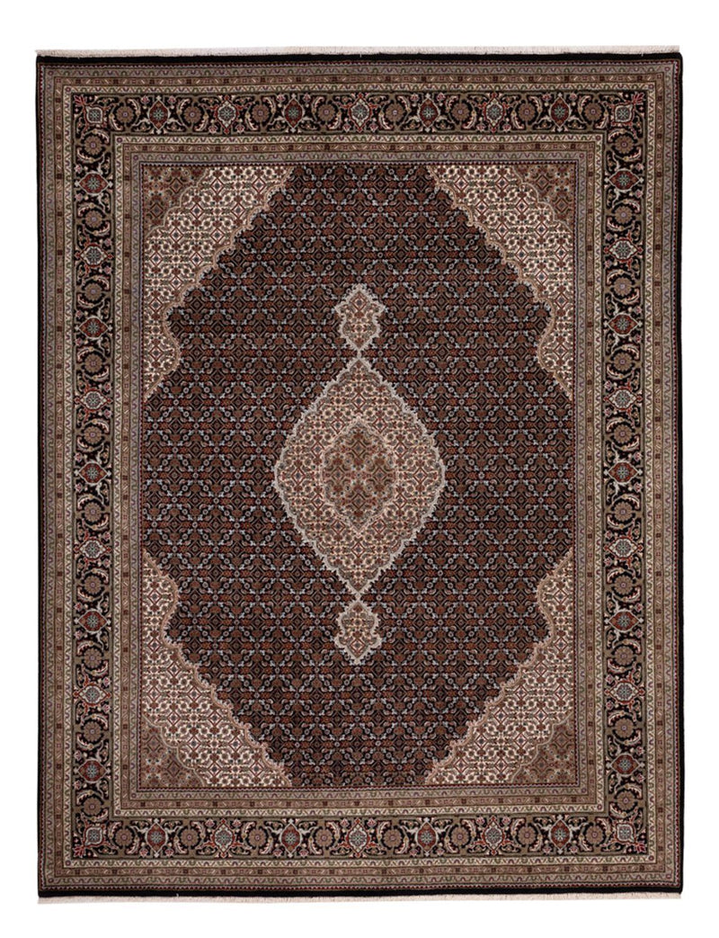Orientalsk teppe - Tabriz - 259 x 203 cm - mørk beige
