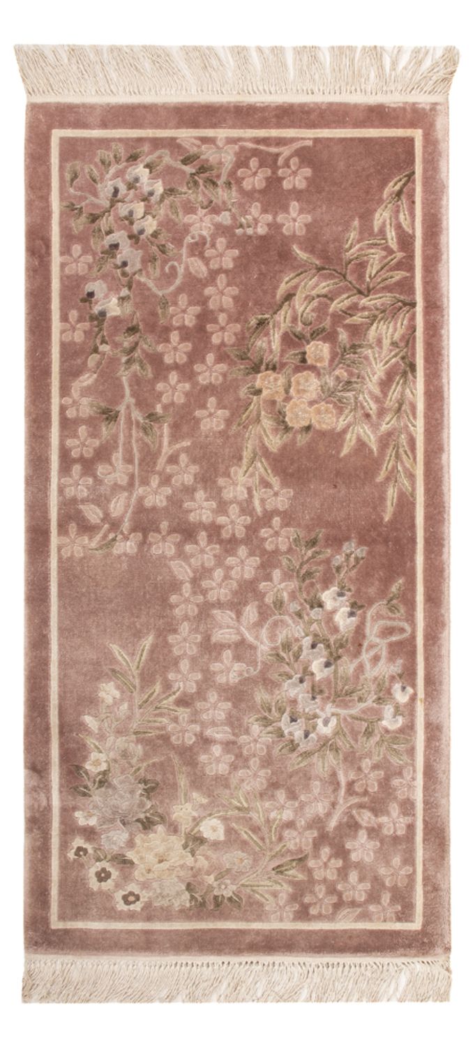 Kinesisk silke Teppe 123x62cm - Orientalsk teppe