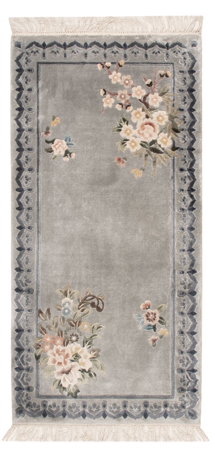 Kinesisk silke Teppe 124x60cm - Orientalsk teppe