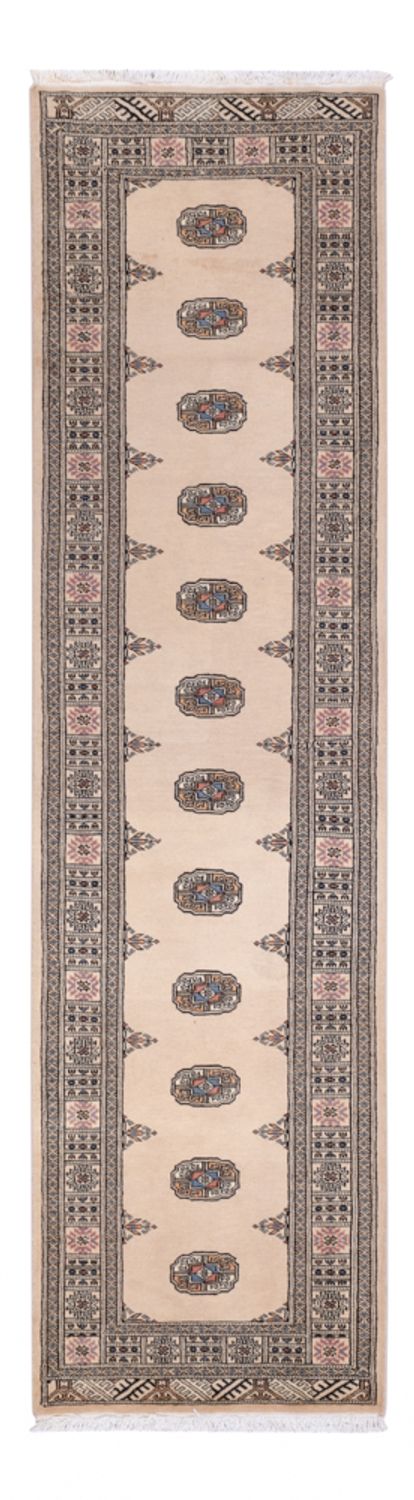 Løper Pakistan teppe - 310 x 79 cm - beige