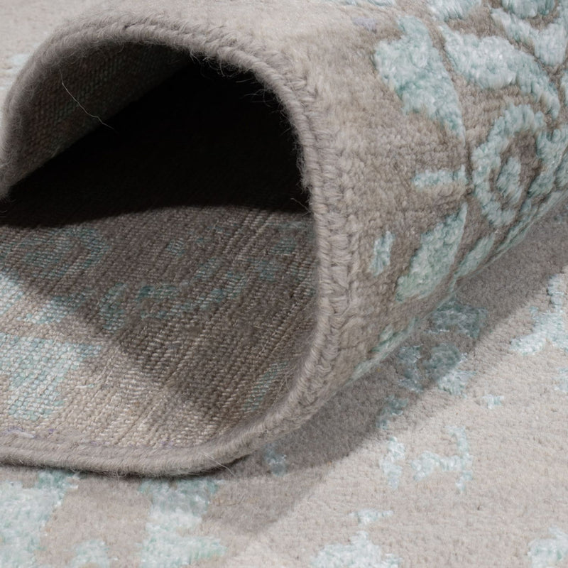 Designer teppe - 358 x 270 cm - lyseblå
