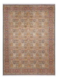 Silketeppe - Kashmir silke - 330 x 246 cm - mørk beige – product image