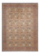 Silketeppe - Kashmir silke - 330 x 246 cm - mørk beige
