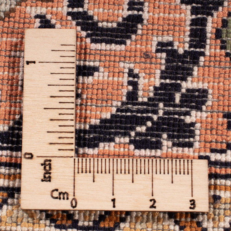 Silketeppe - Kashmir silke - 330 x 246 cm - mørk beige