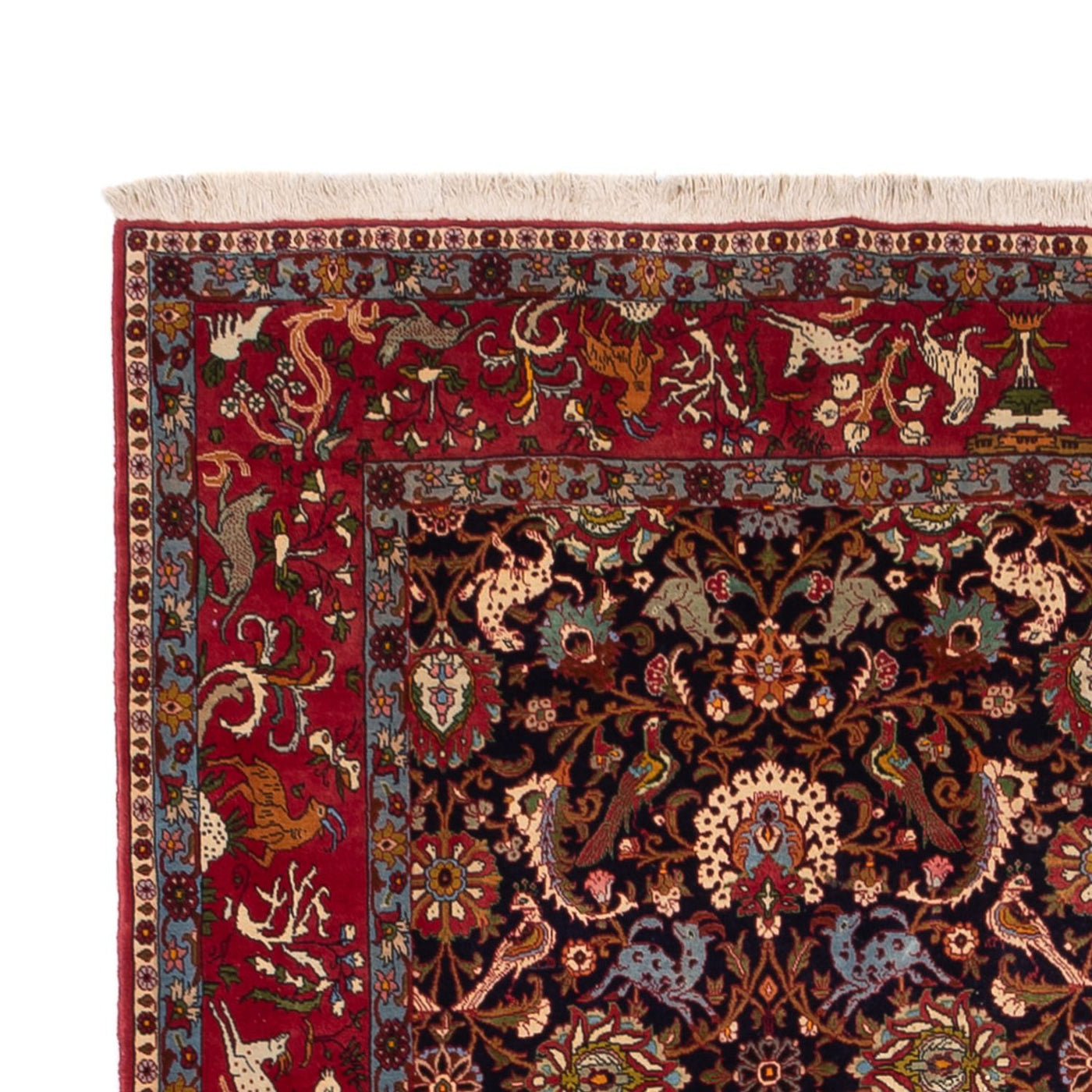 Persisk teppe - Nomadisk - 340 x 217 cm - mørk beige