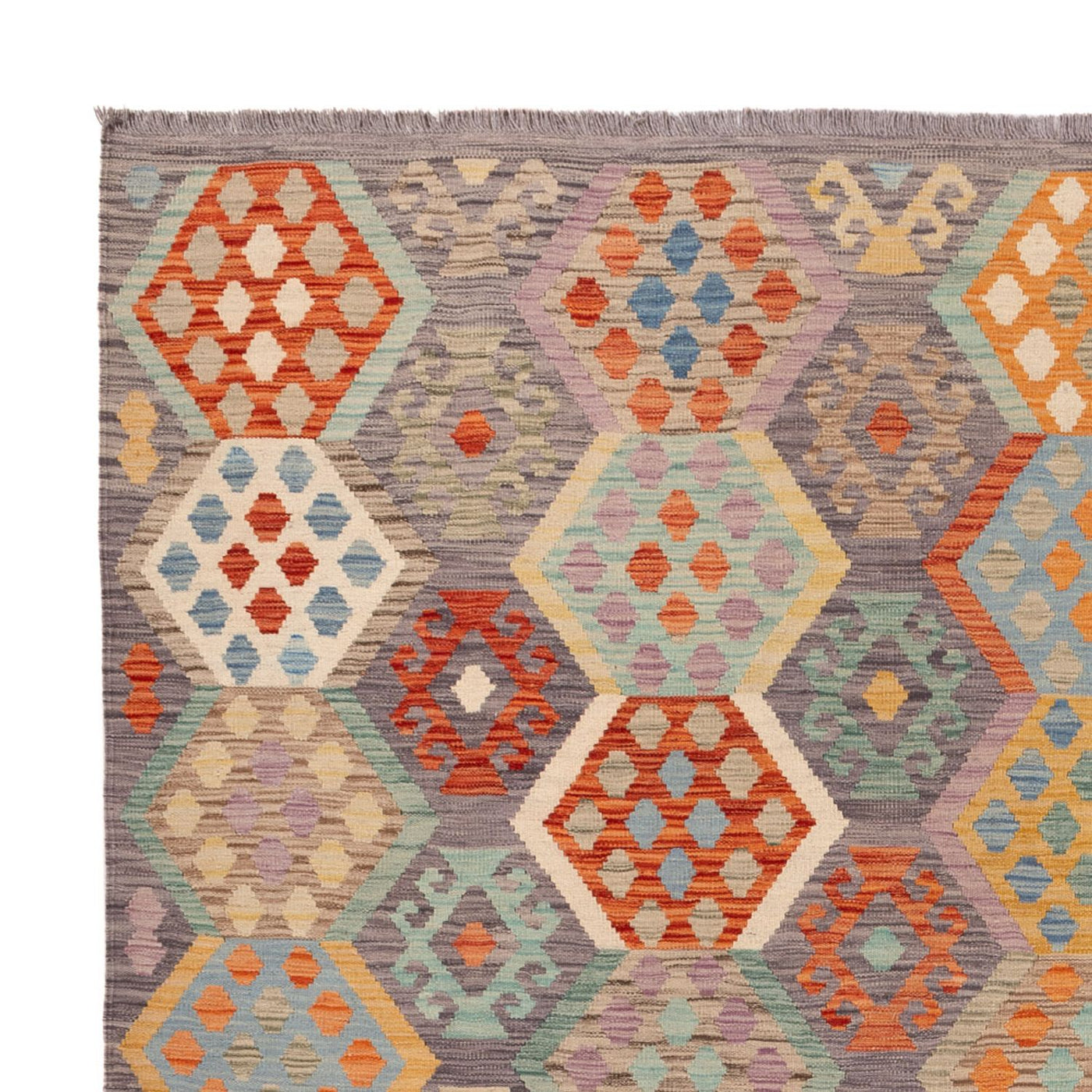 Kilim Maimana Teppe 294x252cm - Ullteppe