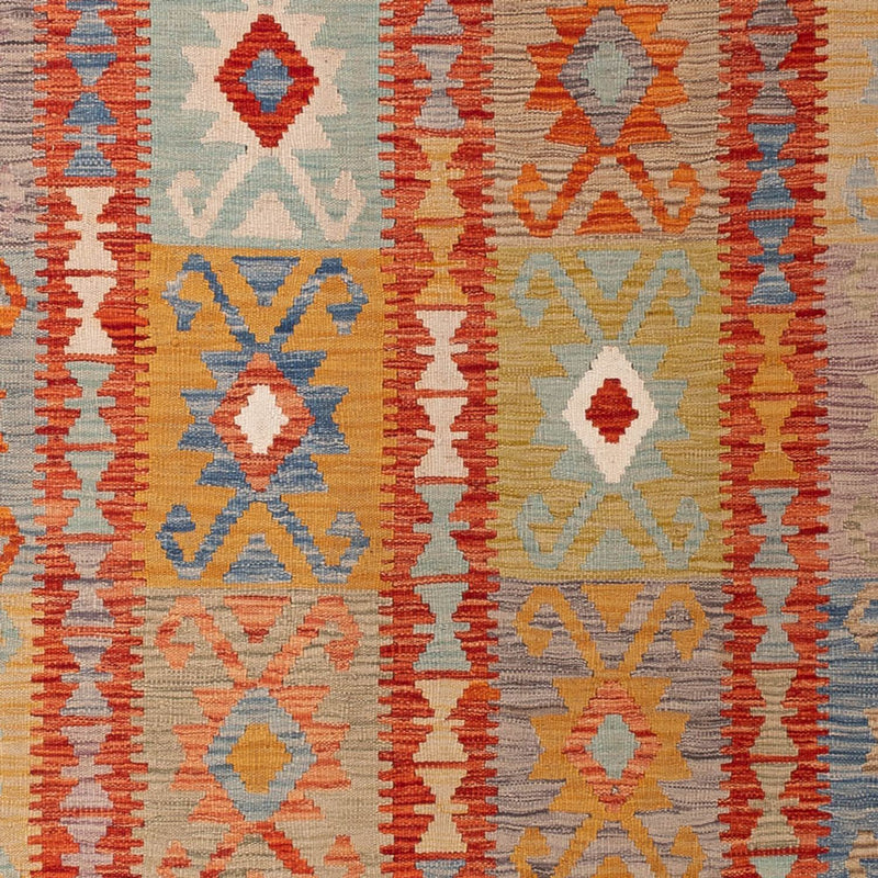 Kelimteppe - Splash - 298 x 197 cm - flerfarget