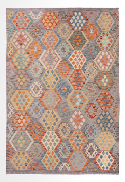 Kilim Maimana Teppe 205x296cm - Ullteppe