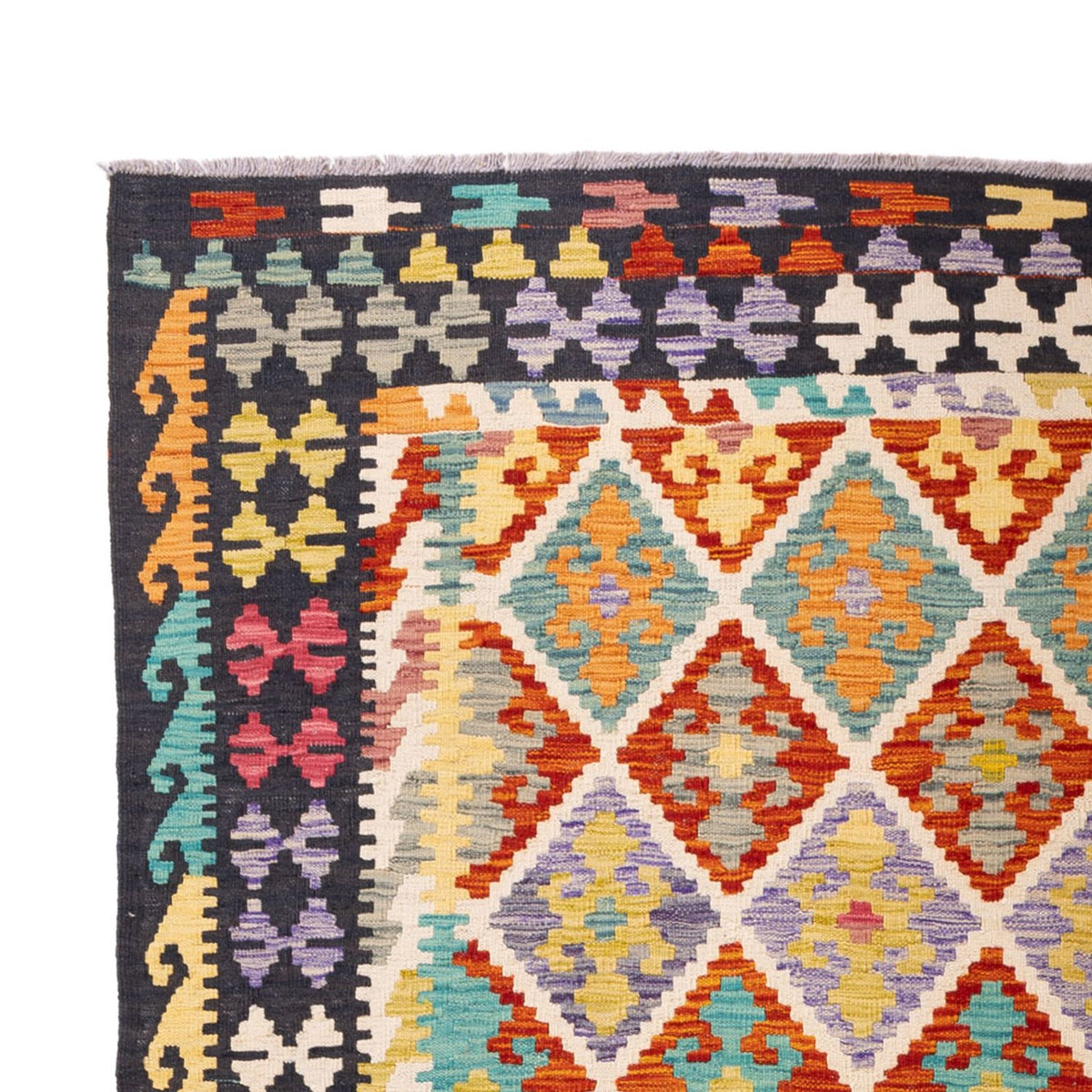 Kilim Maimana Teppe 204x295cm - Ullteppe