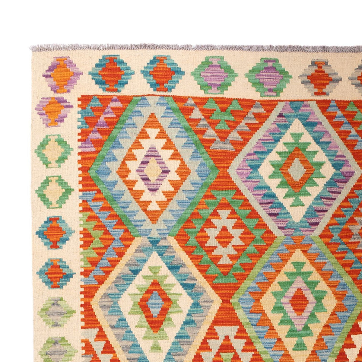 Kilim Maimana Teppe 207x295cm - Ullteppe