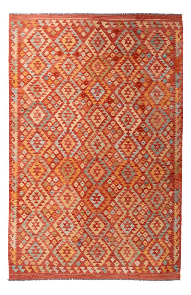 Kelimteppe - Splash - 303 x 199 cm - flerfarget