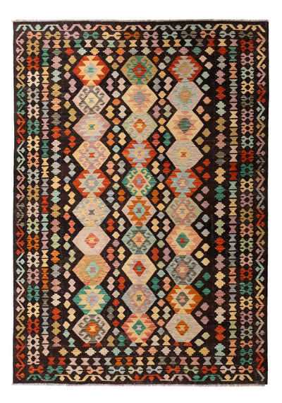 Kilim Maimana Teppe 203x290cm - Ullteppe - flerfarget