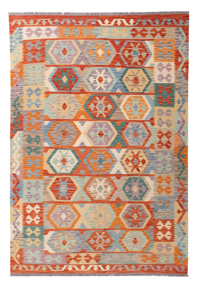 Kilim Maimana Teppe 246x168cm - Ullteppe
