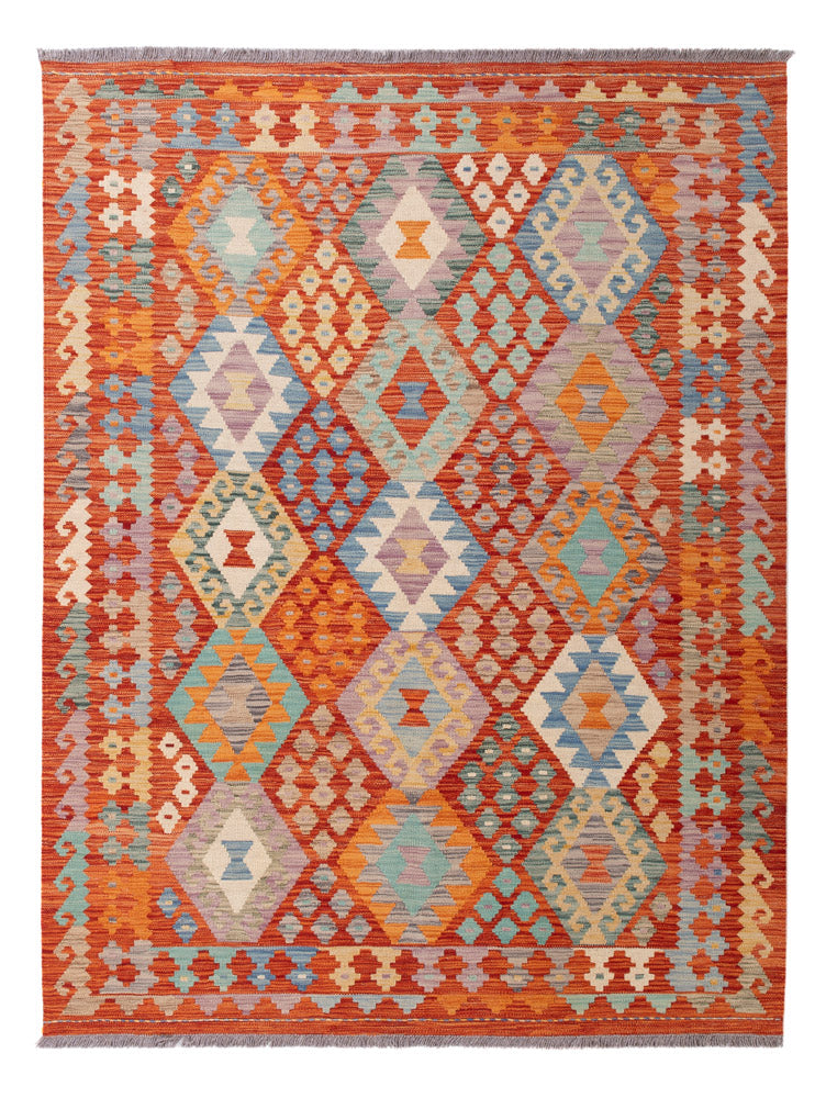 Kelimteppe - Splash - 200 x 154 cm - farget