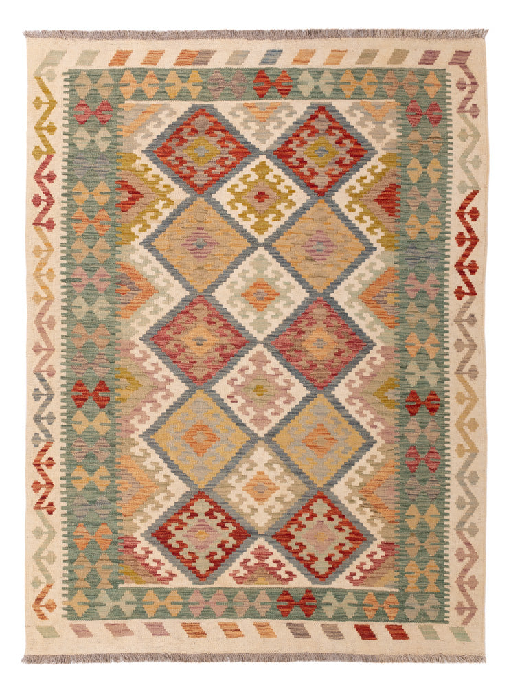 Kilim Maimana Teppe 198x146cm - Ullteppe