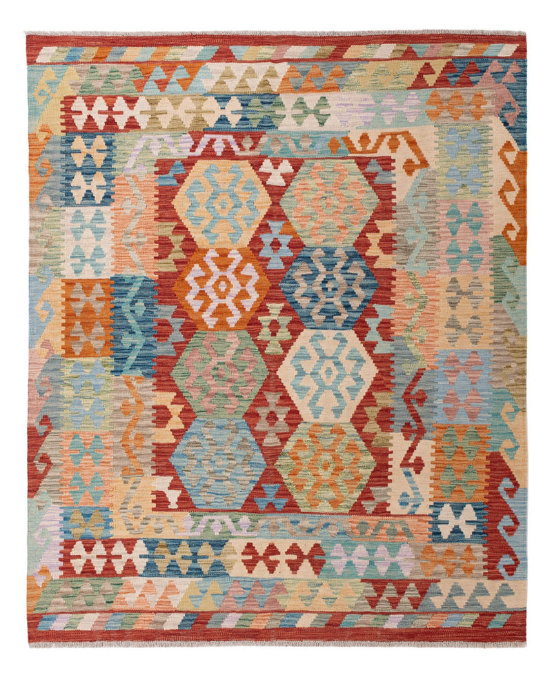 Kilim Maimana Teppe 194x156cm - Ullteppe