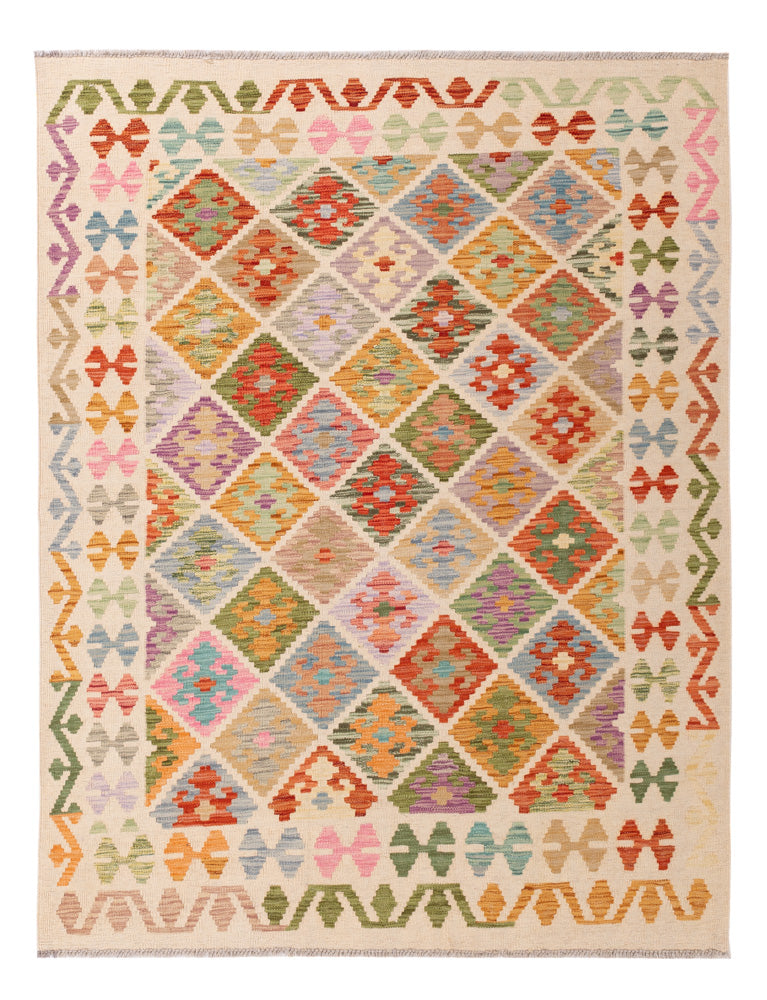Kilim Maimana Teppe 196x148cm - Ullteppe