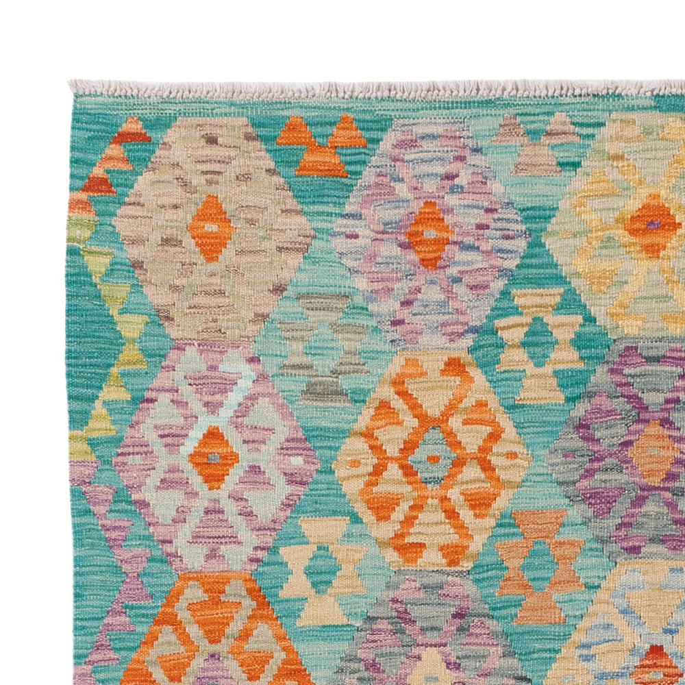 Kilim Maimana Teppe 193x151cm - Ullteppe