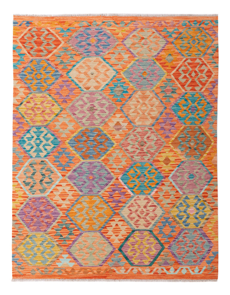 Kilim Maimana Teppe 195x149cm - Ullteppe