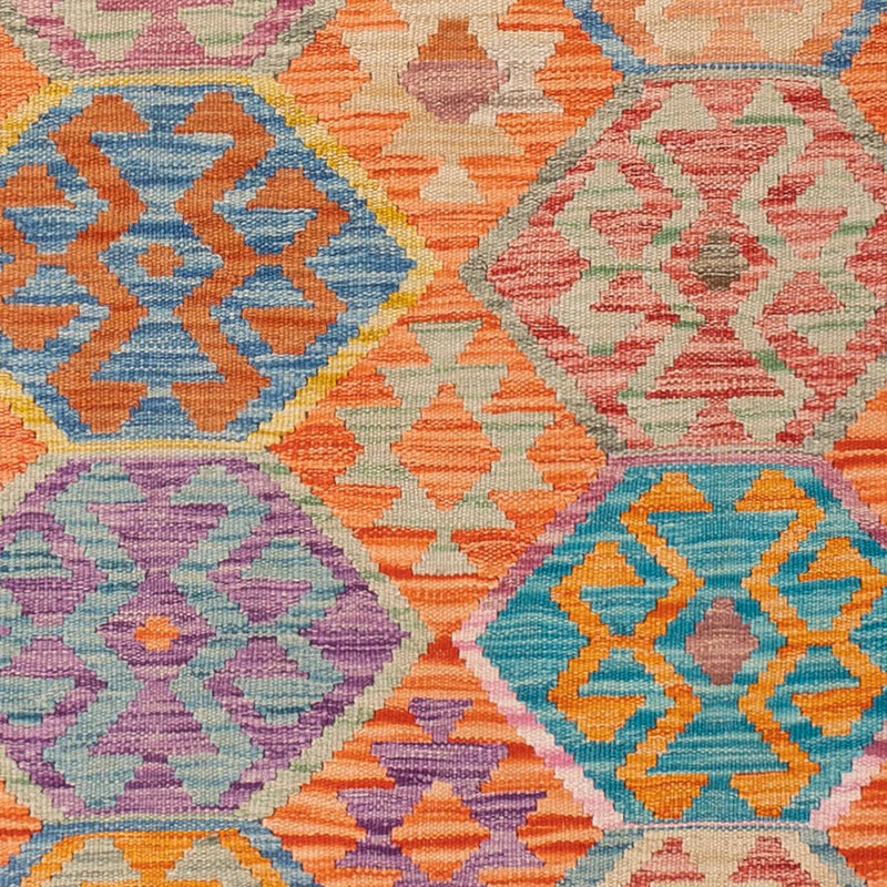 Kilim Maimana Teppe 195x149cm - Ullteppe